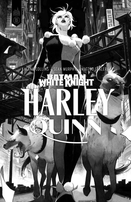 Couverture de BATMAN WHITE KNIGHT # - Harley Quinn - Edition noir et blanc