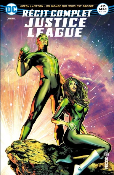 Couverture de RECIT COMPLET JUSTICE LEAGUE  #13 - Green Lantern : Un monde qui nous est propre
