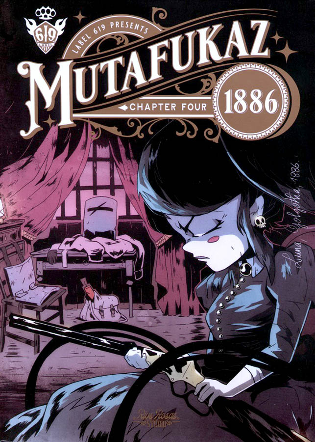 Couverture de MUTAFUKAZ 1886 #4 - Chapter Four