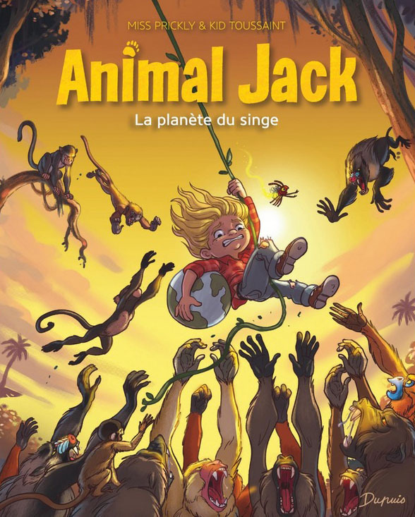 Couverture de ANIMAL JACK #3 - La planète du singe