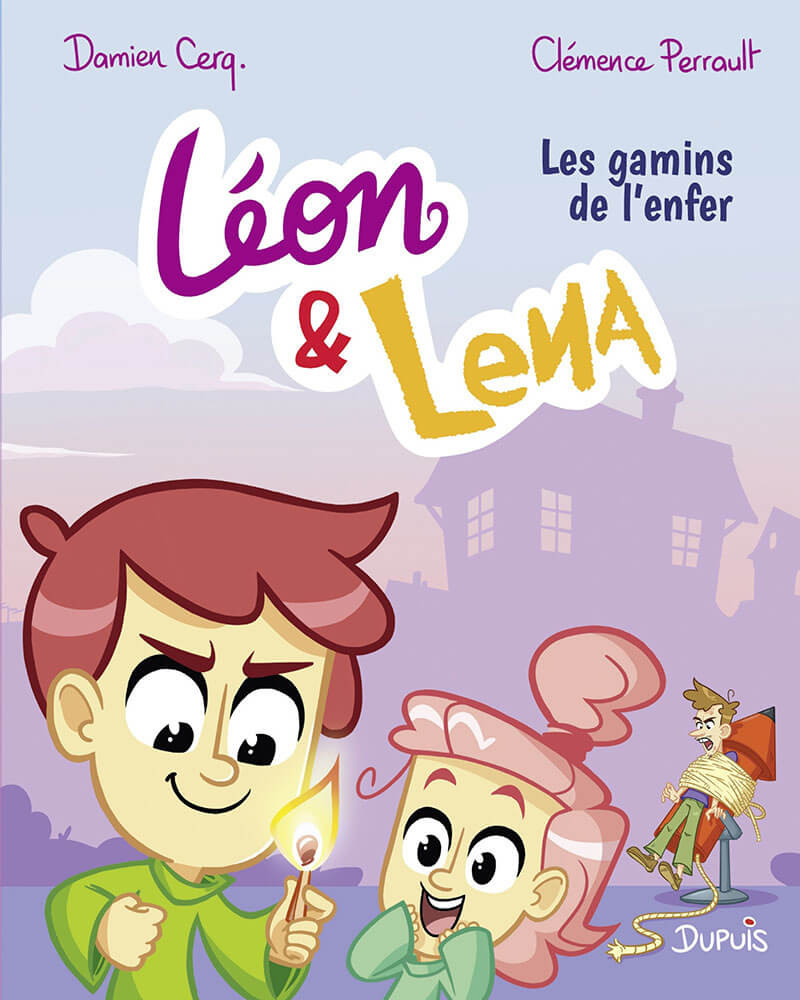 Couverture de LÉON & LENA #1 - Les gamins de l'enfer