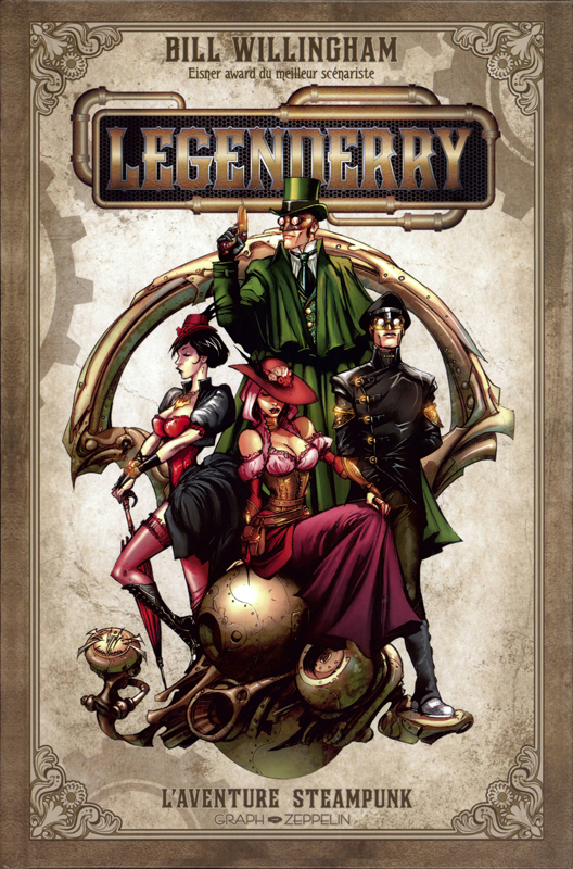 Couverture de LEGENDERRY #1 - L'aventure steampunk