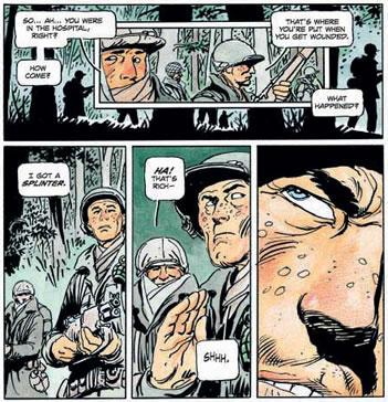 Une planche extraite de Between hell and a hard place