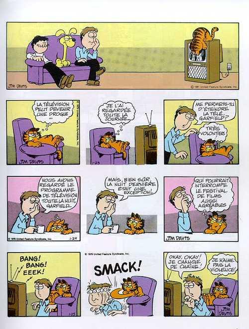 Une planche extraite de GARFIELD #1 - Garfield Prend du Poids
