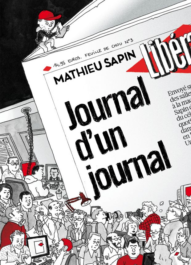 JOURNAL D’UN JOURNAL – Mathieu Sapin – Delcourt – Preview