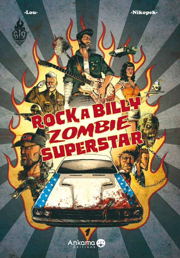 ROCK A BILLY ZOMBIE SUPERSTAR de Nokipek et Lou chez Ankama Editions