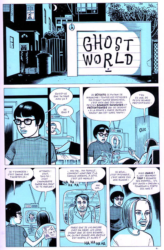 Ghost World page Delcourt