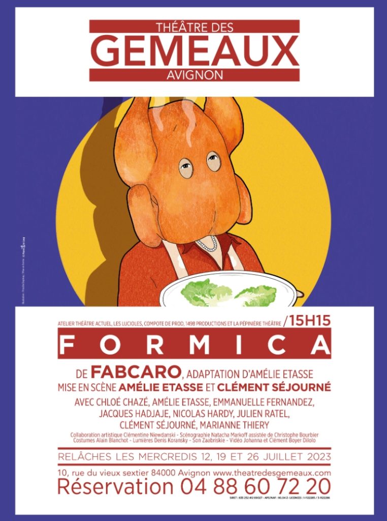 Actu : Le Formica de Fabcaro adapté au théâtre