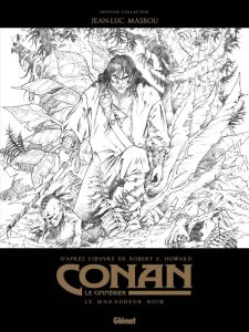 Conan Le maraudeur noir noir et blanc glénat couv