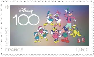 Actu : Timbre Disney 100 ans