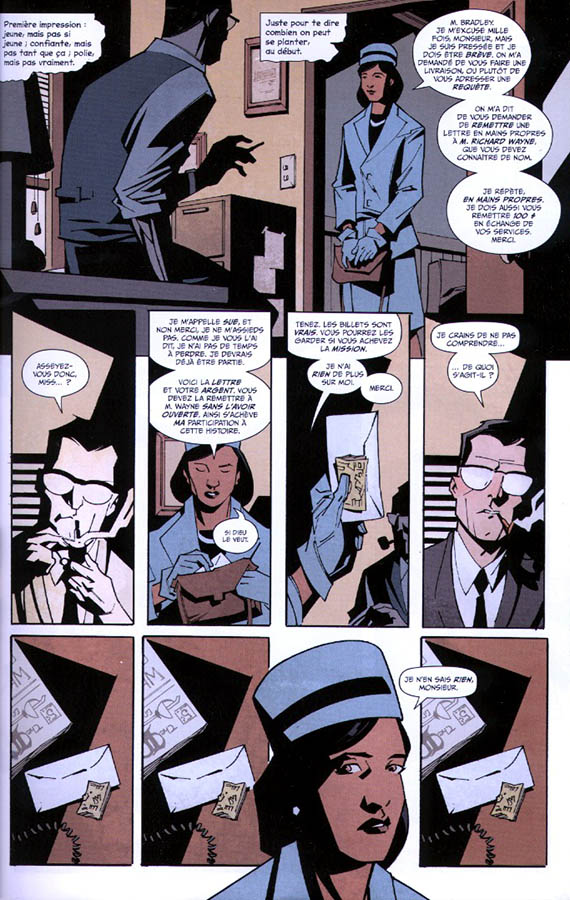 Gotham City Année un page Urban Comics
