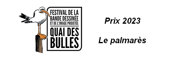Actu : Palmarès du festival QUAI DES BULLES