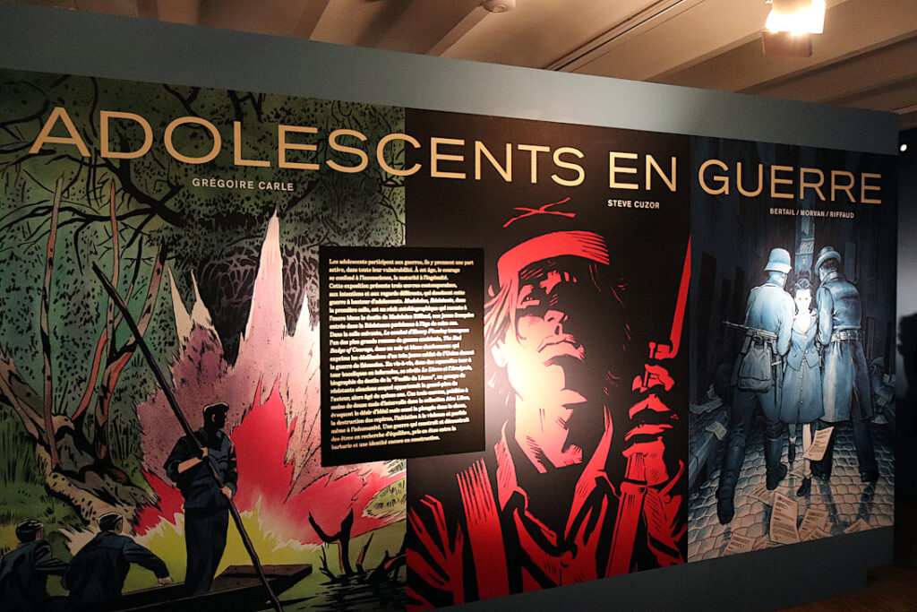 Salons et expositions : Expositions Adolescents en guerre – Festival d’Angoulême (2024)