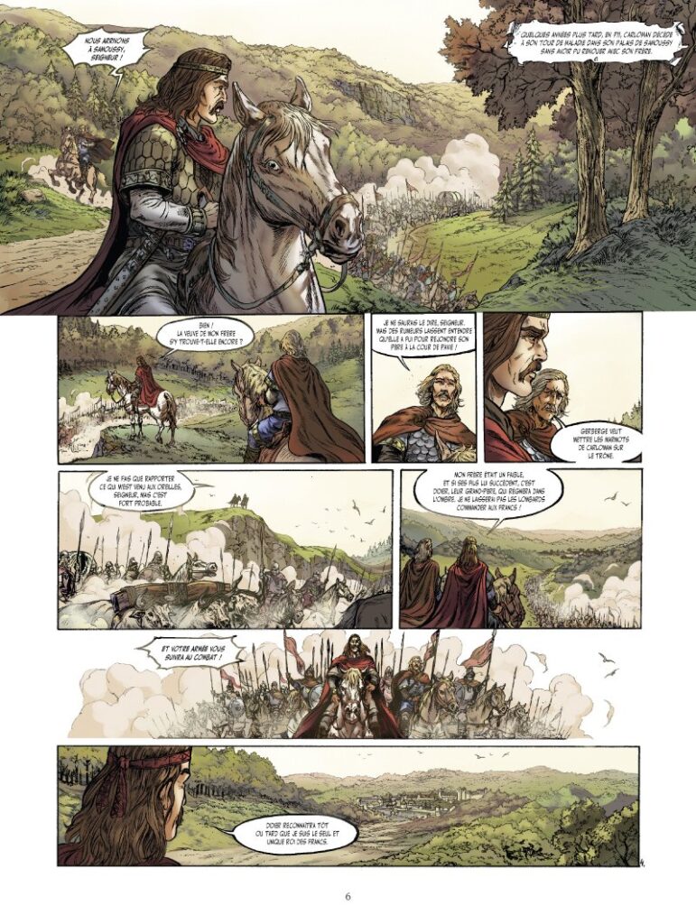 Extrait BD Charlemagne Glénat