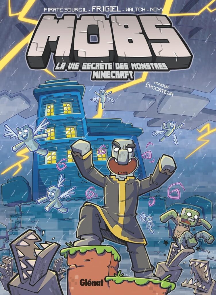 BD Mobs Minecraft tome 3 couverture