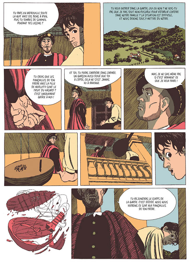 L'aventurier page Glénat