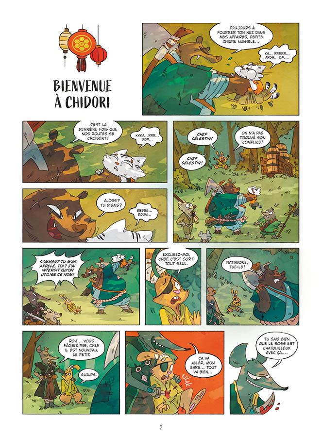 Les larmes du Yokai 1 page Glénat