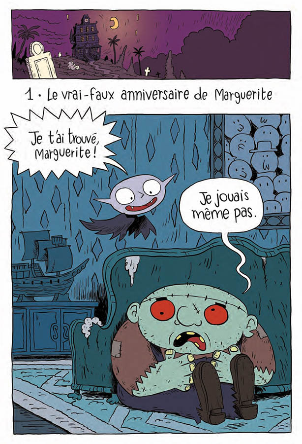 Les nouvelles aventures de Petit Vampire 1 page Rue de Sèvres